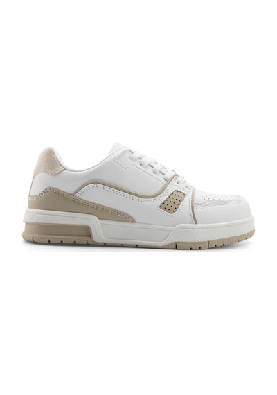 Lumberjack Penıta 5fx Beyaz Kadın Sneaker Beyaz-bej Beyaz - Bej