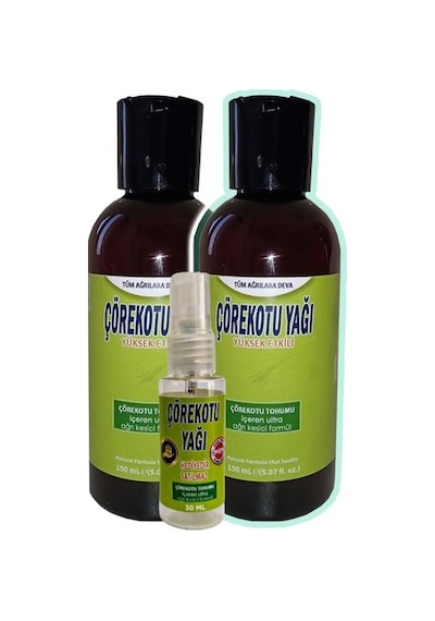 Çörek Otu Yağı 2 Adet 150 Ml Masaj Yağı + Çörek Otu Yağı Yağı 30 Ml Diğer
