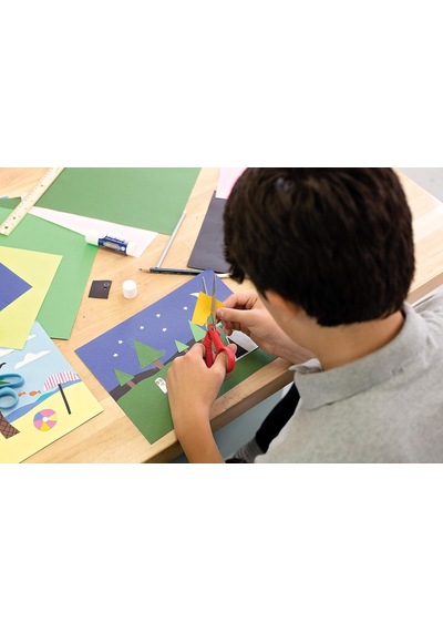 Construction Paper, Warm Assorted, 12" X 18", 50 Sheets