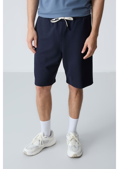 Air Jones Tommy Life Lacivert Pamuklu Kalın Yumuşak Dokulu Standart Fit Basic Erkek Şort - 81275 Lacivert Air Jones Tommy Life Lacivert Pamuklu Kalın Yumuşak Dokulu Standart Fit Basic Erkek Şort - 81275 Lacivert
