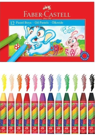 12 Renk Pastel Boya 35x50 Cm Telli Spralli Resim Defteri Pastel Dağıtma Kalemi 15 Yaprak Resim Defteri Yağlı Pastel Çok Renkli