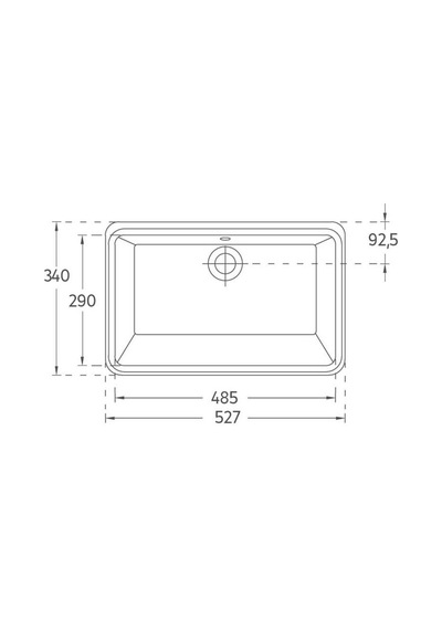 Isvea Soluzione Tezgah Altı Lavabo 53 CM