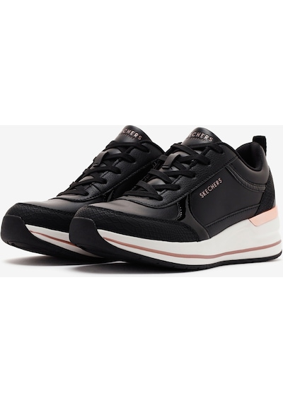 Skechers Billion 2 - Fine Shine Kadın Siyah Günlük Ayakkabı 177345 Blk Siyah
