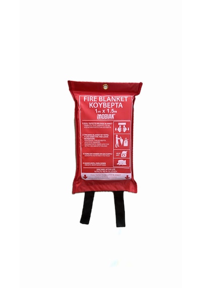 Mobıak Marka / Ithal Yangın Battaniyesi 1,0x1,50 Soft Pack
