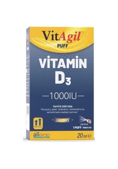Vitagil Puff Vitamin D3 1000 Iu 20 Ml