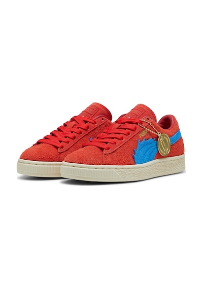Puma Suede One Piece Erkek Sneaker-kırmızı Kırmızı