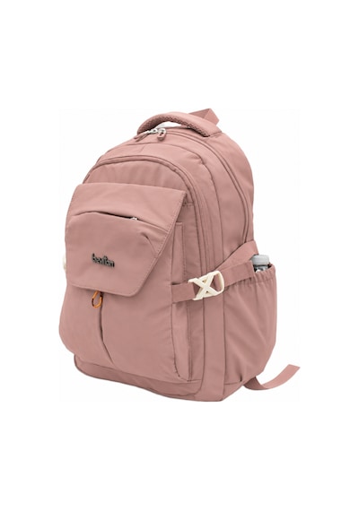 Okul Çantası Su Geçirmez Kumaş Unisex Okul Sırt Çantası Hrm - 2601 Pudra Pudra Pembe