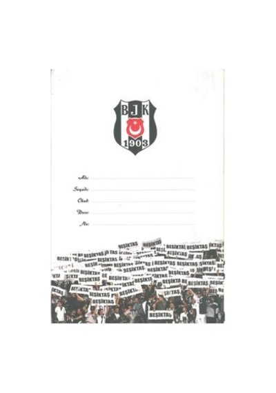 Beşişktaş A4 96 Yp kareli karon Kapak defter 70 gr.