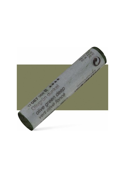 Schmincke : Artist Soft Pastel Boya : 087 B Olive Green Deep