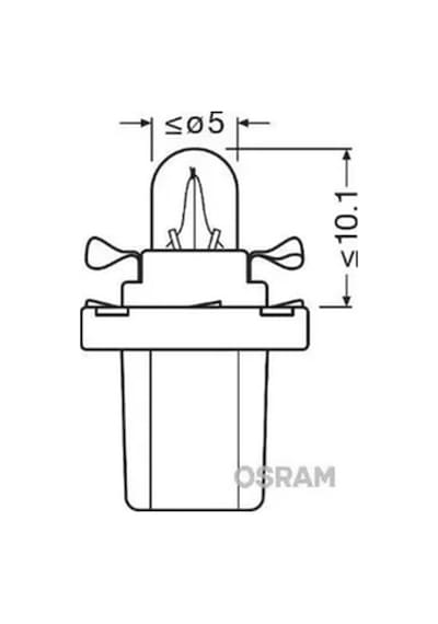 10 Adet 12v T5 1.2w Dipsiz Gösterge Ampulü Duylu 2721mf