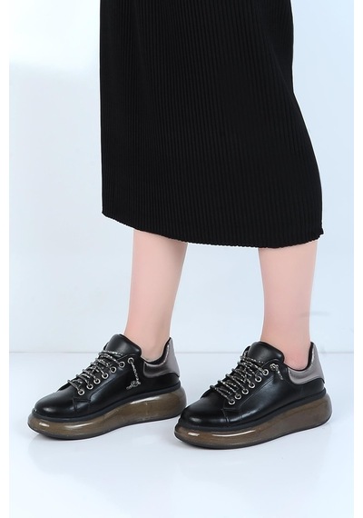 Kuum London K831126-a Siyah Kadın Sneaker Ayakkabı 001