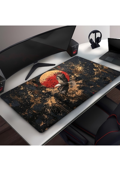 Karışık-1 40x90 Gaming Kaymaz Taban Oyuncu Ultra Pürüzsüz Mousepad 90cm X 40cm