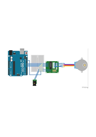 12V 28Byj48 Step Motor + Uln2003A Sürücü Kartı