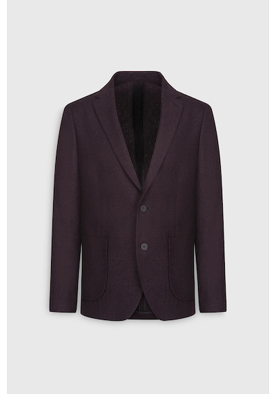 Ac&Co / Altınyıldız Classics Erkek Bordo Yünlü Slim Fit Dar Kesim Mono Yaka Torba Cepli Ceket Bordo Ac&Co / Altınyıldız Classics Erkek Bordo Yünlü Slim Fit Dar Kesim Mono Yaka Torba Cepli Ceket Bordo