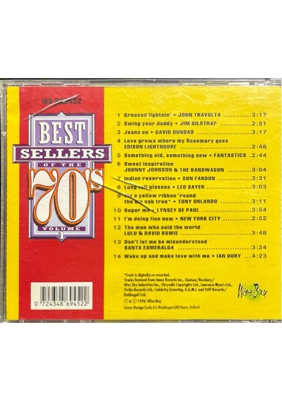 Plak Değildir Cd Dir Cd Best Sellers Of The 70's Volume 1 Cd