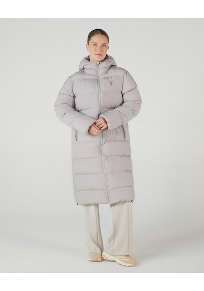 Skechers W Outerwear Puffer Jacket Kadın Gri Mont S242132-032 Gri