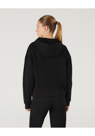 Skechers W Essential Full Zip Hoodie Sweatshirt Kadın Siyah Sweatshirt S242117-001 Siyah