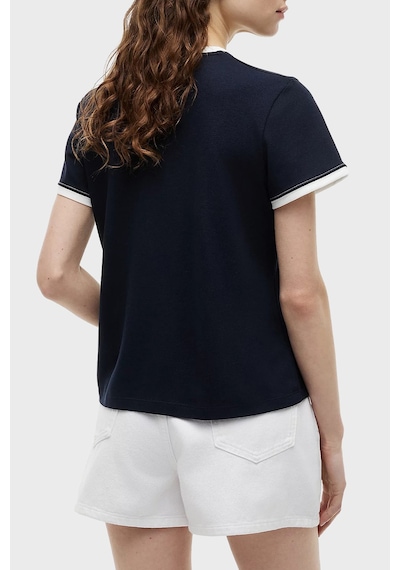 Tommy Hilfiger Regular Fit Bisiklet Yaka T Shirt Kadın T Shirt Ww0ww50032 C1g Lacivert