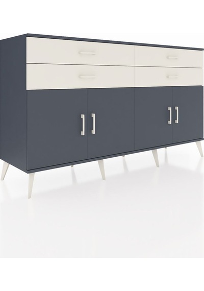 Hyperion Konsol 2 Raflı 4 Çekmeceli 8 Kapaklı 176x44x99 Antrasit- Antrasit-antrasit/aytaşı Hyperion Konsol 2 Raflı 4 Çekmeceli 8 Kapaklı 176x44x99 Antrasit- Antrasit-antrasit/aytaşı