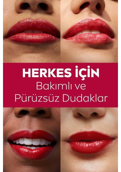 Nivea 3'ü 1 Arada Nemlendirici Dudak Bakım Kremi Red 4.8 G
