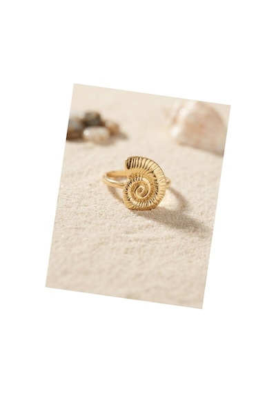 Nautilus Tasarım Gold Renk Kadın Yüzük Tj-byk4213 Evimdeyokyok