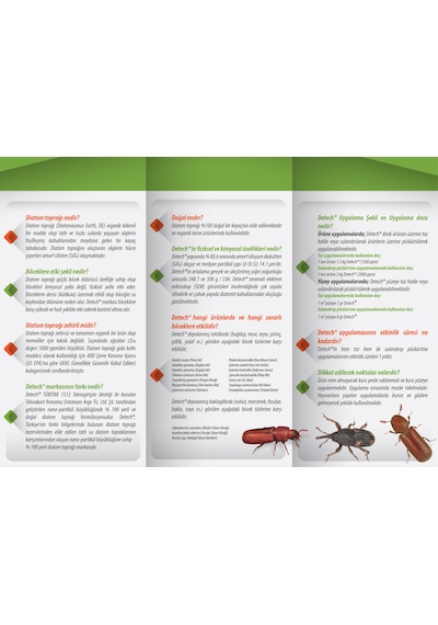 Detech Doğal Diatom Tahtakurusu Bit ve Parazit Tozu Zehirsiz 1 KG + Püskürtücü