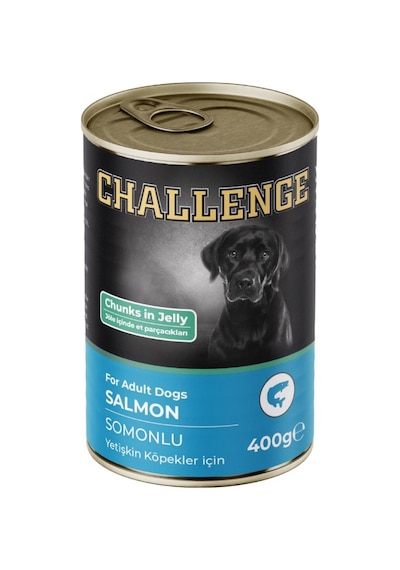 Challenge Somonlu Yetişkin Köpek Konservesi 400 Gr