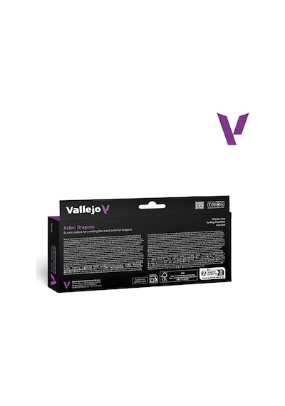Vallejo 72195, 8x18 Ml. Aztek Dragons Game Color Boya Seti Standart