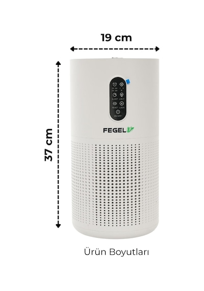 Fegel FG-M03N HEPA 13 / 3 Katmanlı Filtreli Aromatherapy Akıllı Hava Temizleyici (Tuya-Wifi)