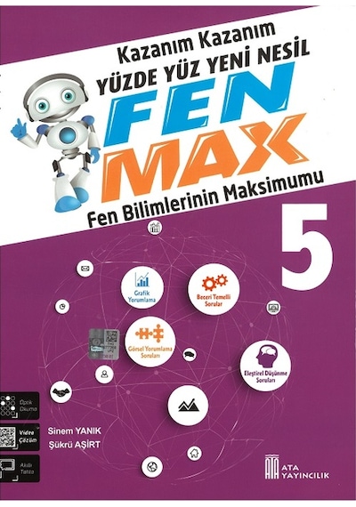 Ata 5.Sınıf Türkçe - Matematik - Fen Bilimleri - Sosyal Bilgiler Max Seti + Rotring Kalem Seti Hediyeli
