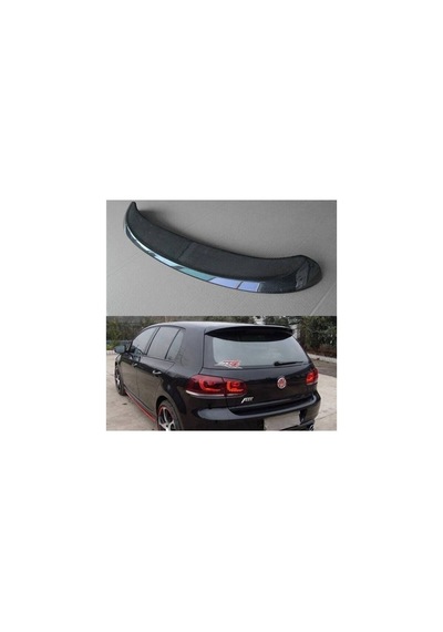 Vw Golf 6 2009-2012 Uyumlu Plastik Boyasız Spoyler