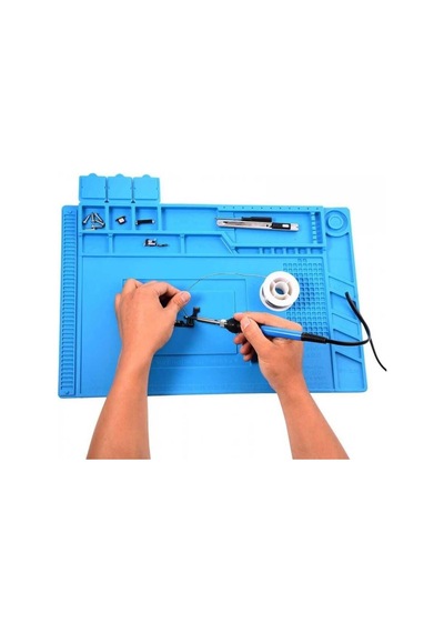 S160 Isıya Dayanıklı Silikon Ped Mıknatıslı Tamir Pedi 45x30cm