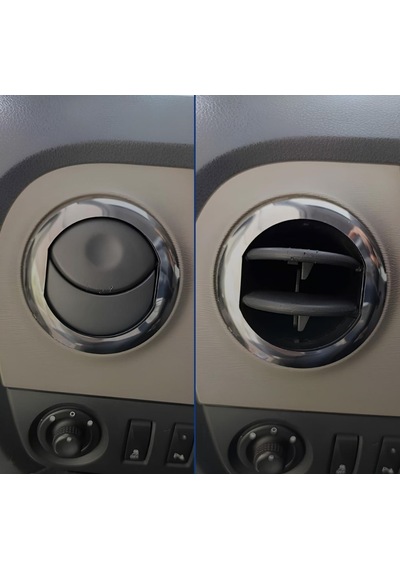 Ebal Otomotiv Dacia LODGY Krom İç Havalandırma Çerçeve 4 prç 2012 Üstü P.Çelik