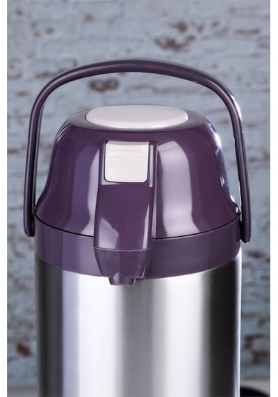 Çift Katlı Paslanmaz Çelik 4.5 Litre Termos Mor Ckr2009