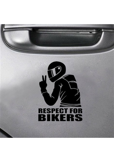 Motosiklet Sürücülerine Saygı Sticker