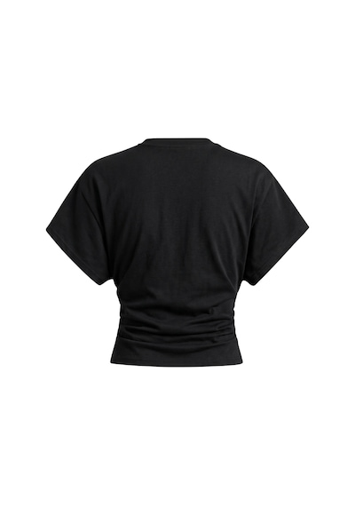 Genius Store Kadın Yarasa Kollu Bluz Pamuklu 2 Li Bluz Yarasakol-2 Beyaz-siyah