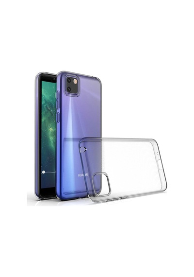 Newface - 969 - Huawei Y5p Kılıf Lüx Şeffaf Silikon - Ece-umay - - Şeffaf
