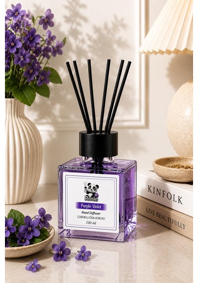 3'lü Mor Menekşe Çubuklu Oda Kokusu 100 Ml Fresh