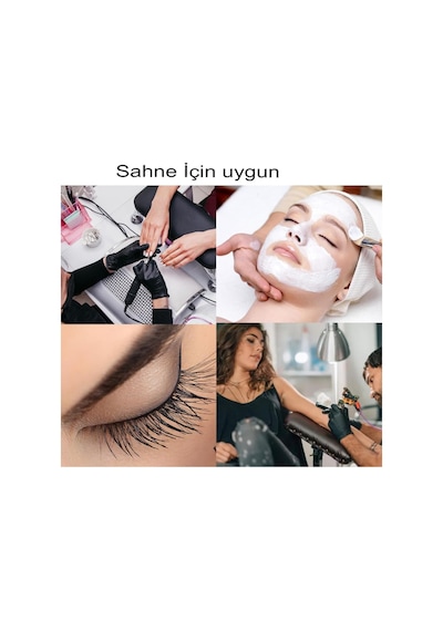 Taşlı Profesyonel Yarım Ay Ring Light Stand Led Işık Tırnak Kirpik Işık Led Manikür Işık Led