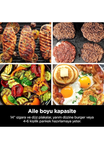 Ninja Sizzle Indoor Grill 1450 W Izgara Makinesi