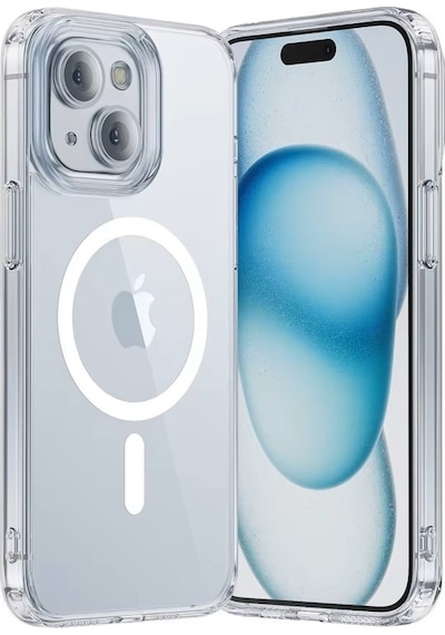 Apple Uyumlu iPhone 11 Magsafe Köşe Ve Kamera Korumalı Lüks Şeffaf Silikon Şeffaf