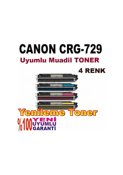 Canon Crg-729/329 4 Renk Uyumlu Toner Seti 7010C/7018C