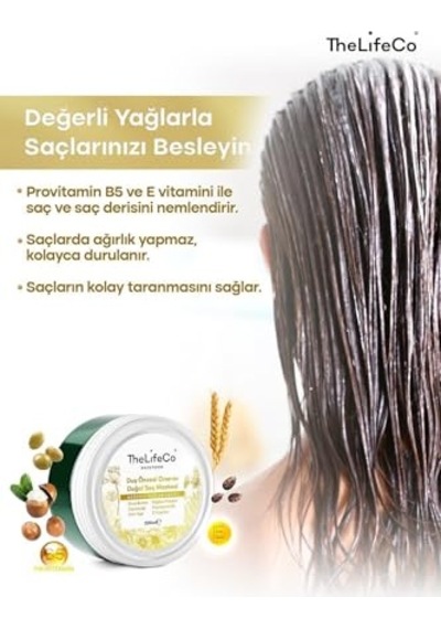 Hairfood Değerli Yağlar Serisi Duş Öncesi Onarıcı Doğal Saç Maskesi 200 Ml