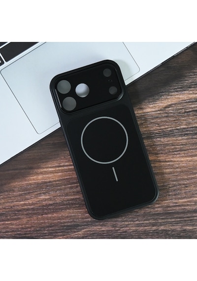 Apple Uyumlu iPhone 17 Pro Max Magsafe Özellikli Dönüşüm Kılıf Siyah