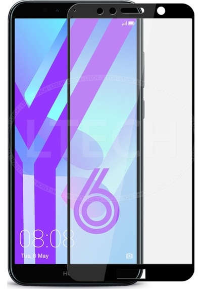 Huawei Y6 2018 Ekran Koruyucu 9D Tam Kaplayan Kavisli