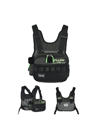 Fujin Tactical Vest Khaki Balıkçı Çantası