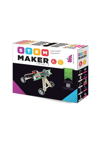 Stem - Maker Elektronik Seti Level-2 5+ Yaş 1+ Oyuncu