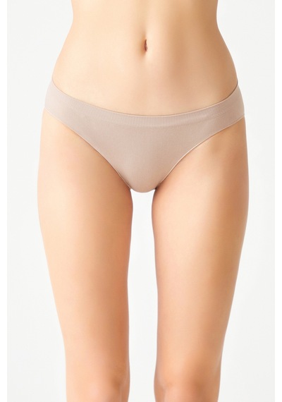 Los Ojos Bej Seamless Klasik Külot Classic Bej