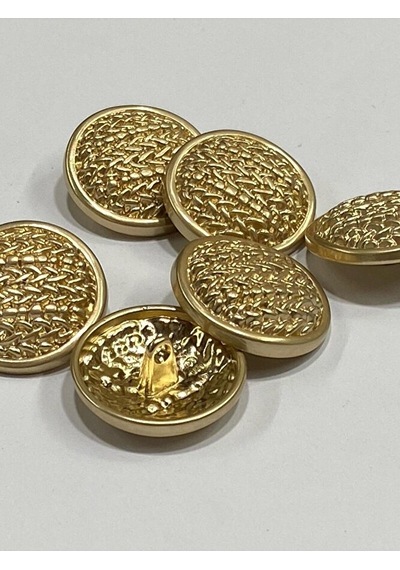 Metal Düğme/trençkot Ceket Boyu/ 6 Lı Set/2,3 Cm/jx23/mat Gold