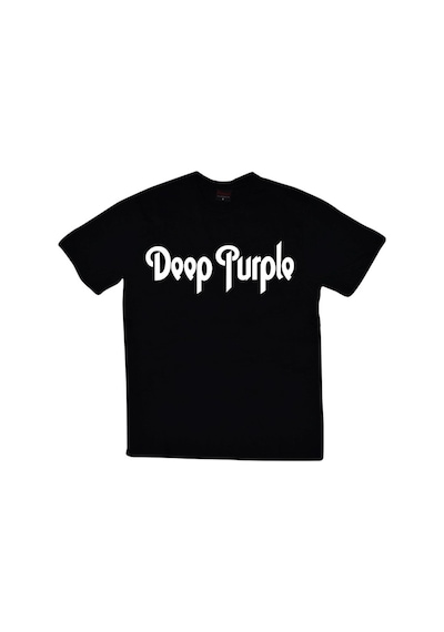 Stoned&Fame Deep Purple Baskılı T-shirt SIYAH Siyah